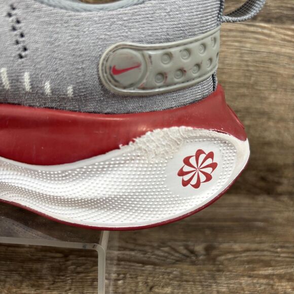 Nike InfinityRN 4 ReactX Running Shoes Women's 7.5 Gray Red White FJ1222-013 - Picture 3 of 9